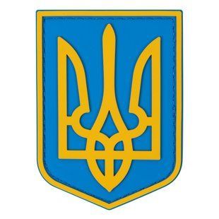 Герб жовто-блакитний BE-251-1 фото